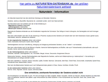 Tablet Screenshot of naturstein-information.de